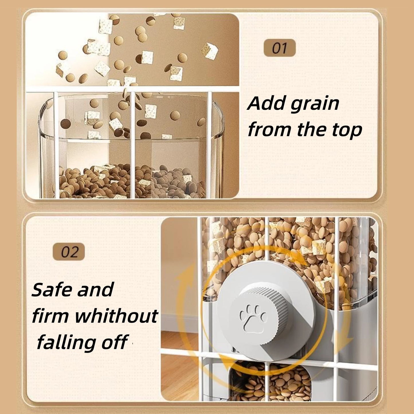 Gravity Feeder Water Set