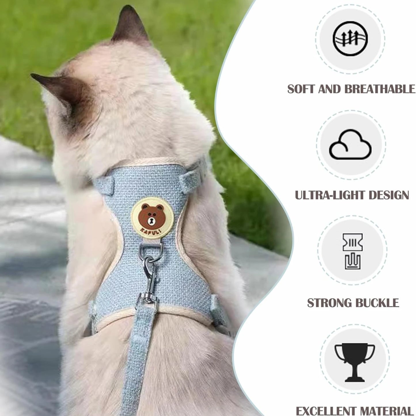 Cute Harness Leash Set