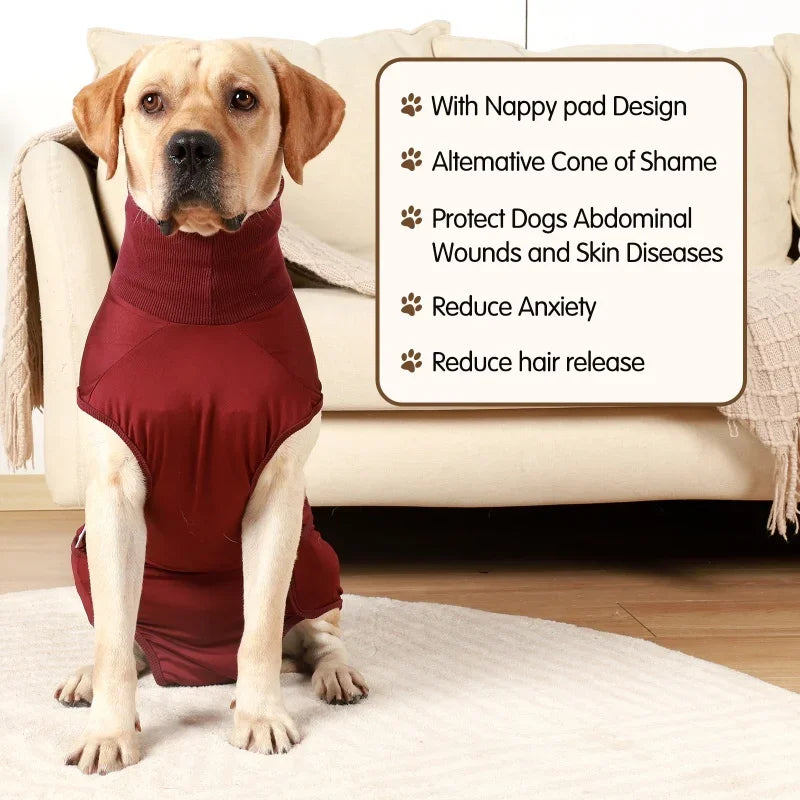 Prevent Licking Biting Recovery Suit for Dogs Cats