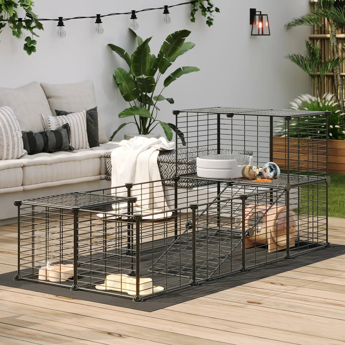24 Panels Small Animal Playpen