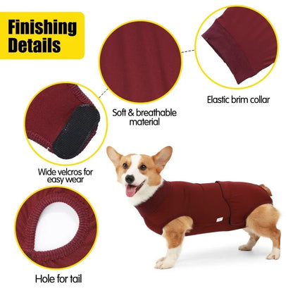 Prevent Licking Biting Recovery Suit for Dogs Cats