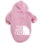 Pet Hoodie "The Dog Face" Text Pattern
