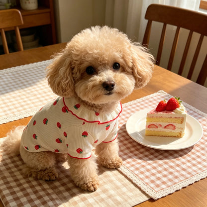 1pc Strawberry Small Dog Clothes