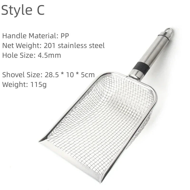 Long Handle Stainless Steel Metal Shovel