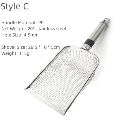 Long Handle Stainless Steel Metal Shovel