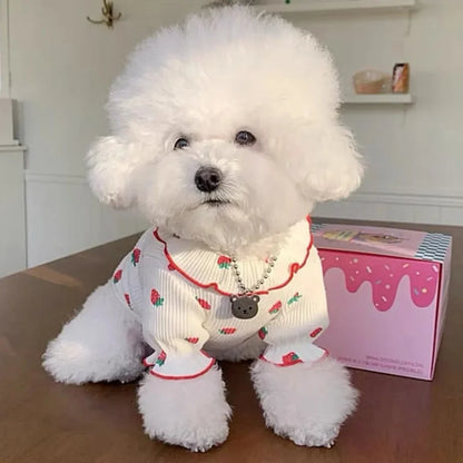 1pc Strawberry Small Dog Clothes