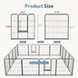 16 Panels Dog Playpen