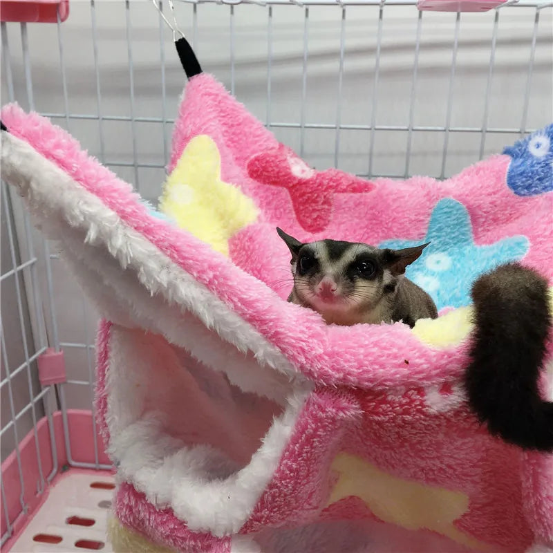 Double Layered Hamster Cage Sleeping Hammock