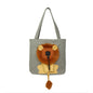 Lion Design Portable Breathable Lion Cat Dog Carrier Bags Outgoing Travel Pets Handbag With Safety Zippers