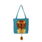 Lion Design Portable Breathable Lion Cat Dog Carrier Bags Outgoing Travel Pets Handbag With Safety Zippers