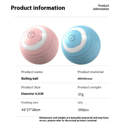 Smart Dog Toy Ball Electronic Interactive Pet Toy Moving Ball USB