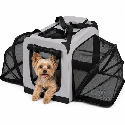 Pet Life ®  'Hounda Accordion' Metal Framed Soft-Folding