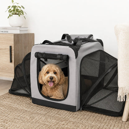 Pet Life ®  'Hounda Accordion' Metal Framed Soft-Folding