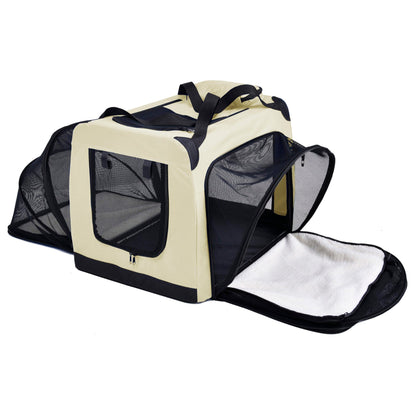 Pet Life ®  'Hounda Accordion' Metal Framed Soft-Folding